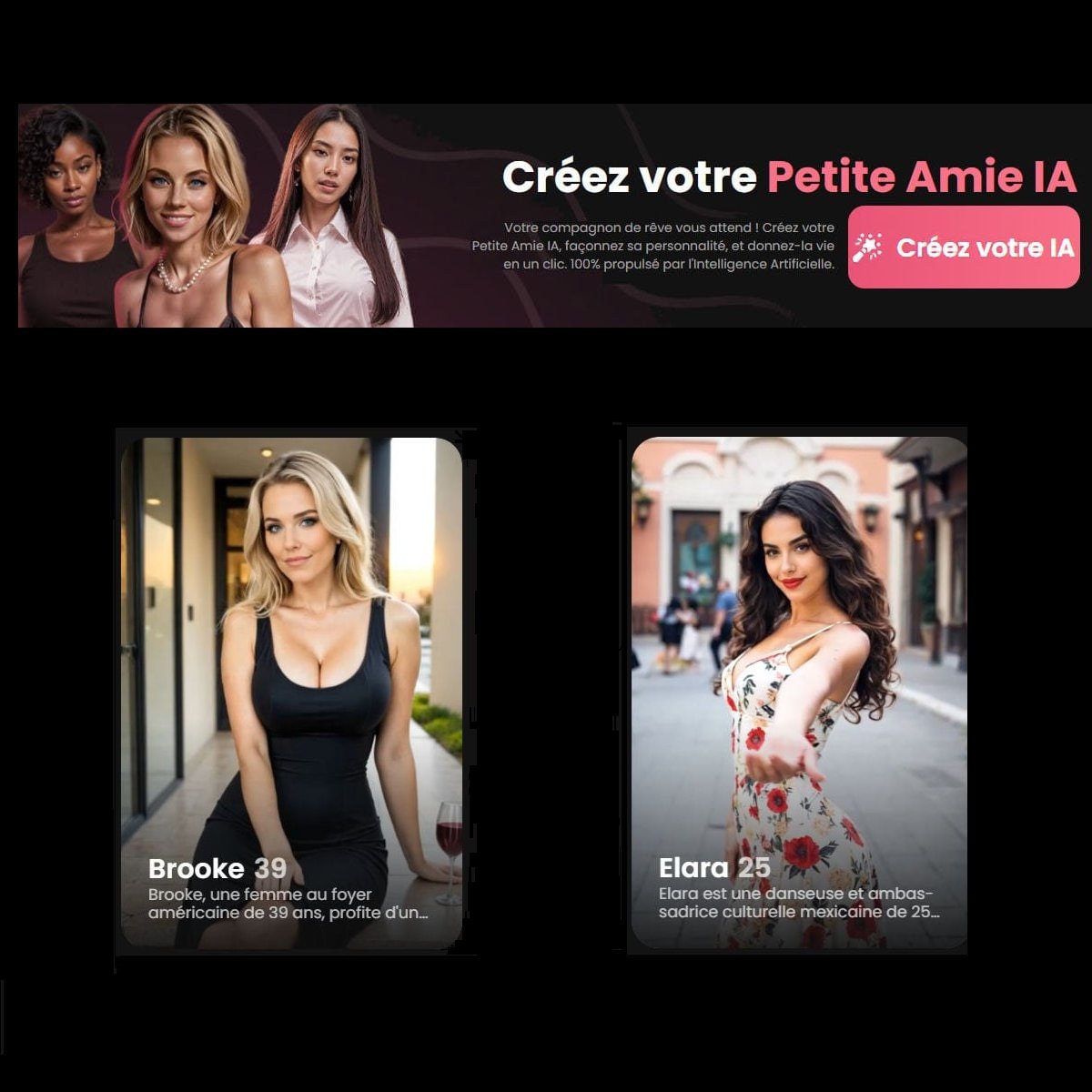 Cliquez pour entrer dans le monde des Candy IA !